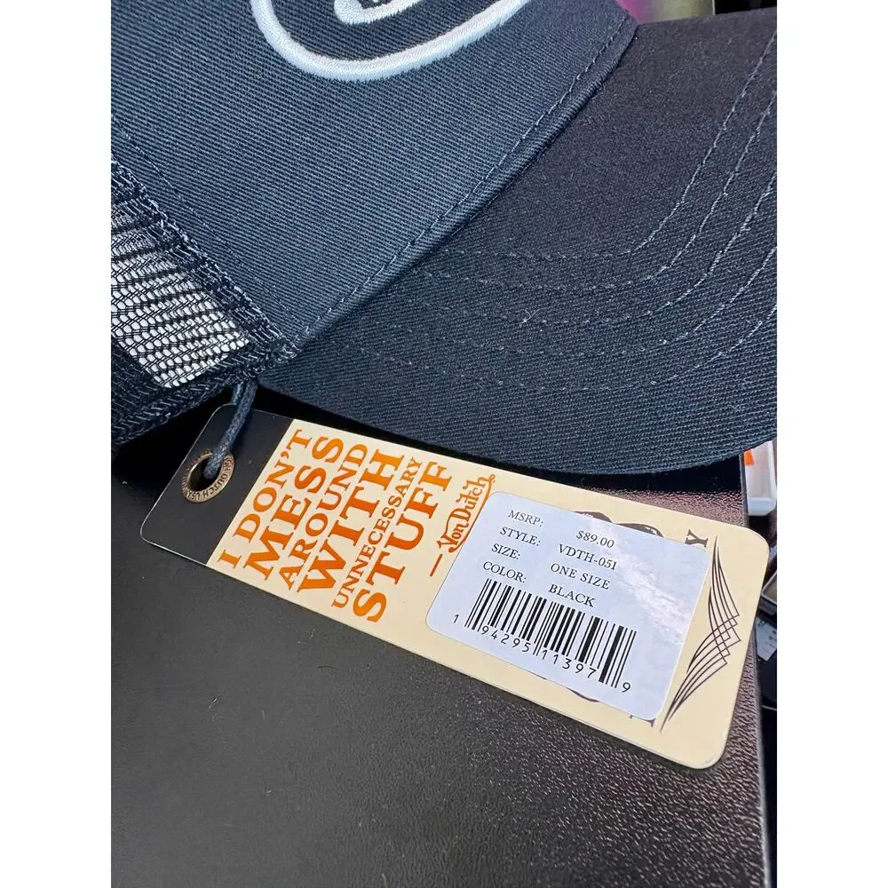 NEW Chic Von Dutch Zebra Shoulder Bag & Trucker Hat Bundle - Picture 5 of 6